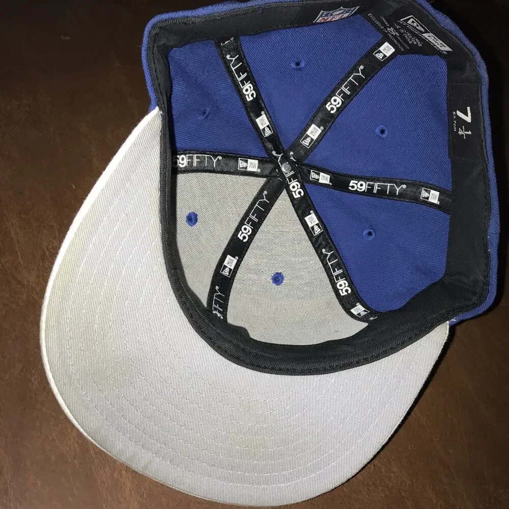 Indianapolis Colts Fitted Hat‎ 7 1/4 New Era